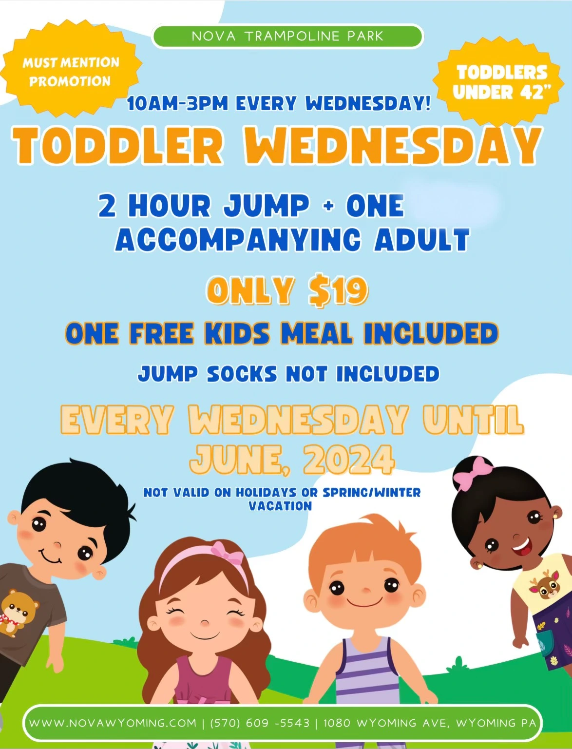 Tickets for Nova Trampoline Park Buy Online Wyoming, PA